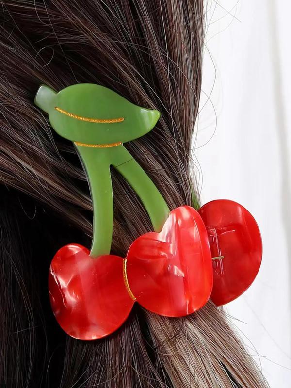 Women's Cute Strawberry Shaped Hair Claw,  Trendy Novelty Hair Claw, Chic All-match Hair Accessories for Daily Hairstyle Decor