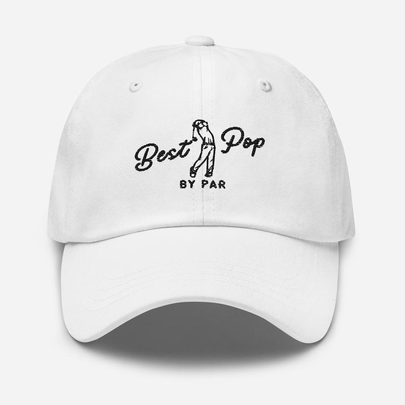 Dad Gifts Golf Hat, Dad Birthday Golf Hat, Gift Idea for Golfer, Grandpa Christmas Gift Golf, Best Pop By Par Dad hat, Best Dad By Par Hat