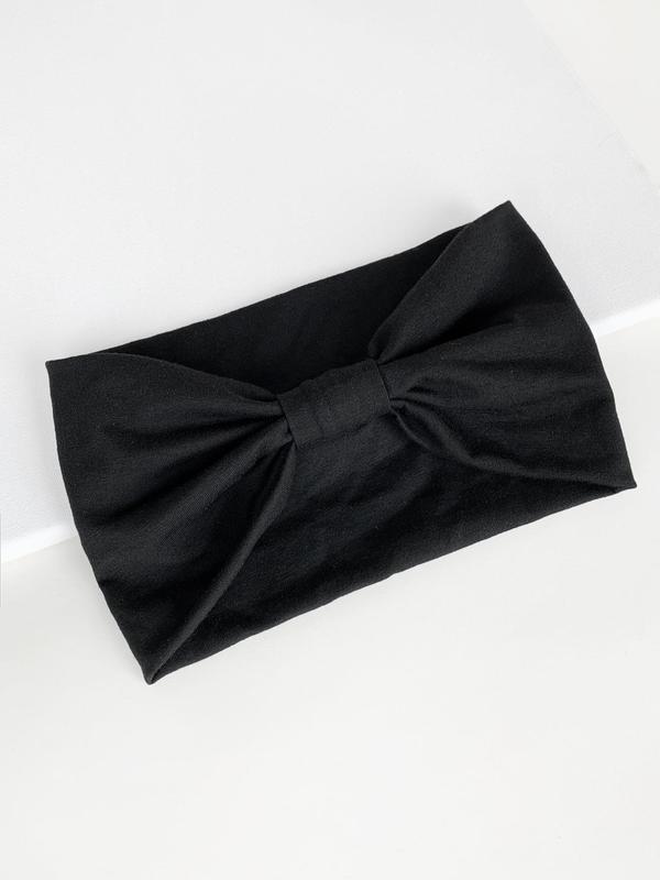 Women's Cute Colorblock Wide Elastic Hair Band, Vintage 2024 New Trendy Hair Band for Girls, Fashionable Versatile Hair Accessories for Daily Use