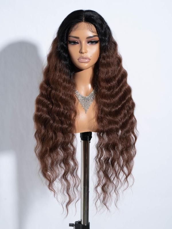 31 Inch Long Curly Wavy Lace Front Synthetic Wigs, Glueless Wigs for Women, Gorgeous Fluffy Wigs without Bangs for Cosplay, Or Costume Party, Striking Natural Fluffy Hai Anime Wigs for Fall Outfits & Fall Freshness Black Girl