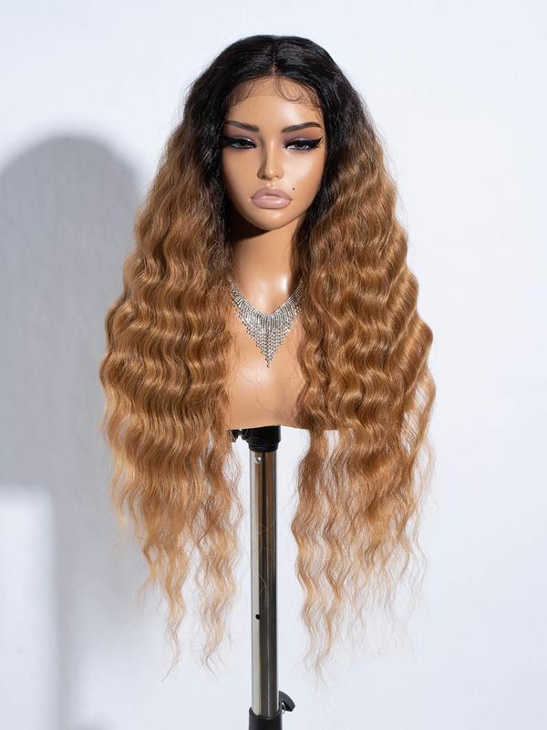 31 Inch Long Curly Wavy Lace Front Synthetic Wigs, Glueless Wigs for Women, Gorgeous Fluffy Wigs without Bangs for Cosplay, Or Costume Party, Striking Natural Fluffy Hai Anime Wigs for Fall Outfits & Fall Freshness Black Girl