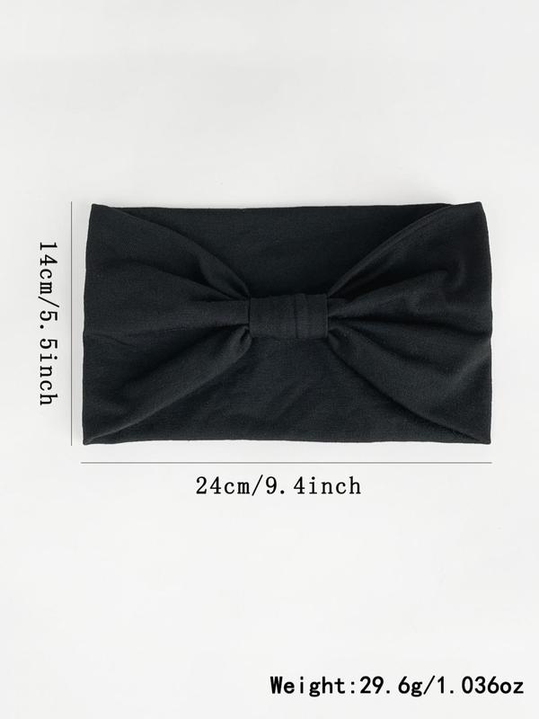 Women's Cute Colorblock Wide Elastic Hair Band, Vintage 2024 New Trendy Hair Band for Girls, Fashionable Versatile Hair Accessories for Daily Use