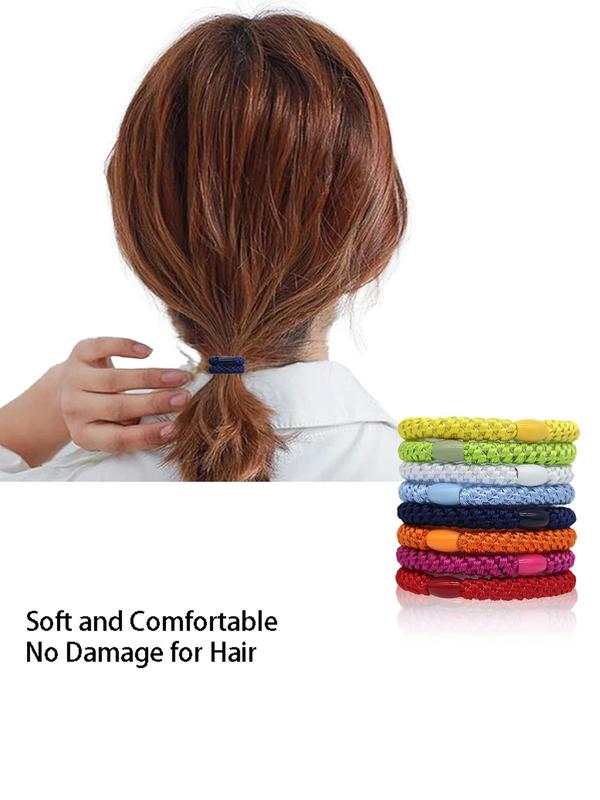 Colorful Hair Tie, Hair Accessories for Women & Girls, Minimalist Headwear Suitable for Thick Hair, Fashion Hair Accessories for Party, Daily Clothing Decor
