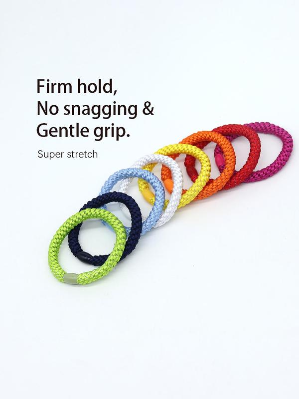 Colorful Hair Tie, Hair Accessories for Women & Girls, Minimalist Headwear Suitable for Thick Hair, Fashion Hair Accessories for Party, Daily Clothing Decor