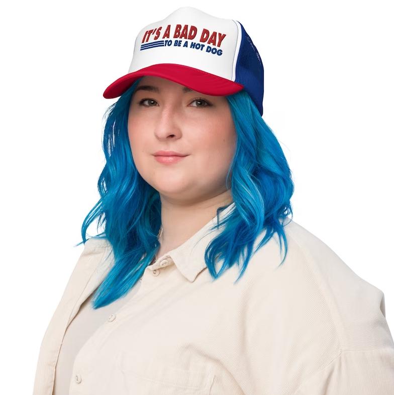 It's a bad day to be a hot dog | casual, funny, trendy foam trucker hat