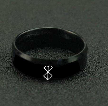 Berserk Ring - Unisex Stainless Steel Band Ring for Anime Fans