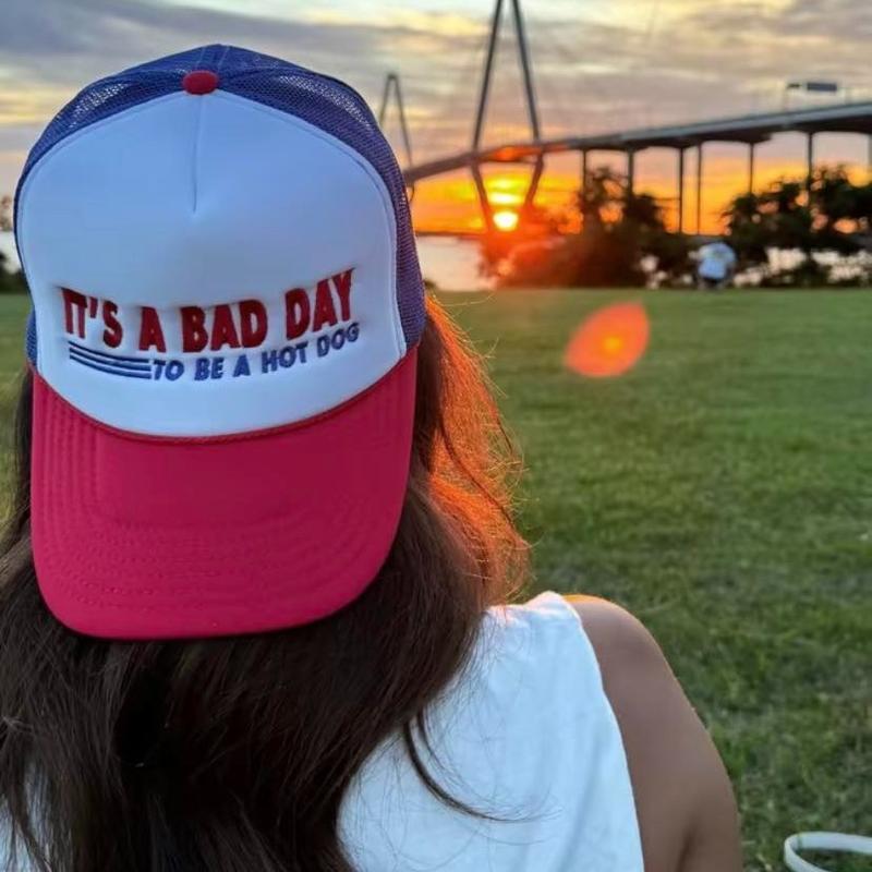 It's a bad day to be a hot dog | casual, funny, trendy foam trucker hat