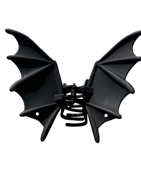 Bat Design Hair Claw, Punk Style Hair Accessories for Women & Girls, Hair Accessories for Party, Daily Clothing Decor As Halloween Gift