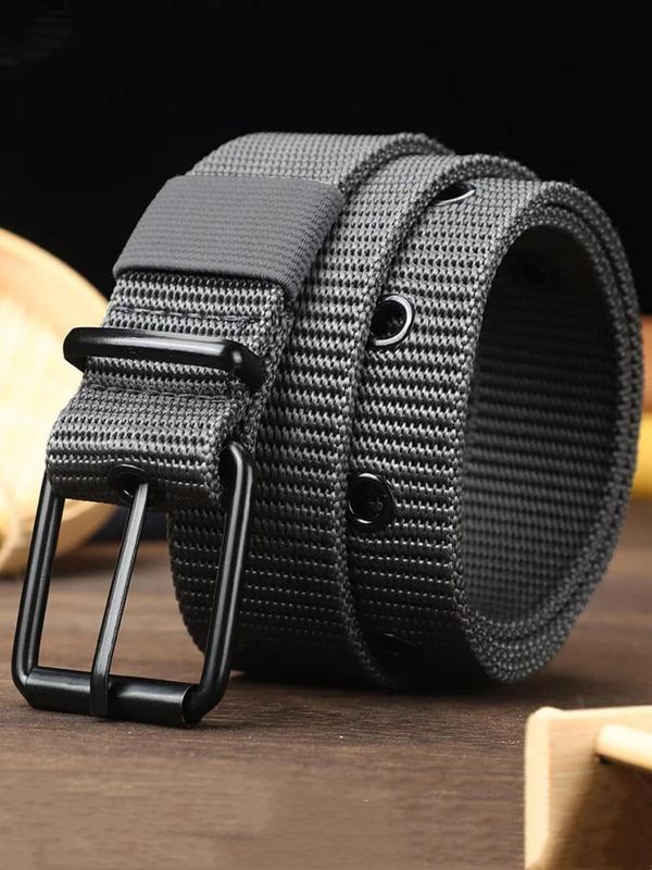 Men's Street Trend Tape Belt, Fashionable Minimalist Tactical Belt, Casual Waistband for Jeans Trousers, Trendy All-match & Exquisite Belt for Birthday Gift