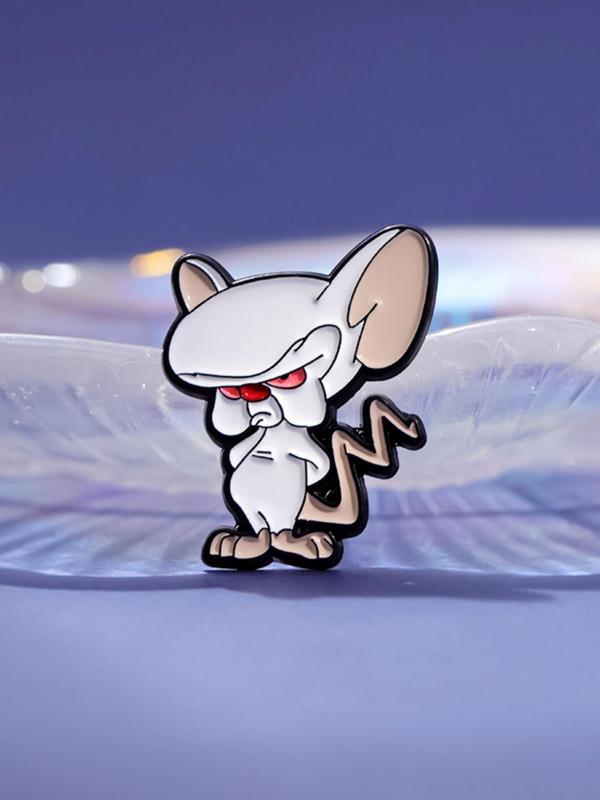 Cute Cartoon Mouse Brooch, Fashion Brooch for Women & Men, Enamel Pin Suitable for Backpacks, Jeans, Scarves, Hats Decoration