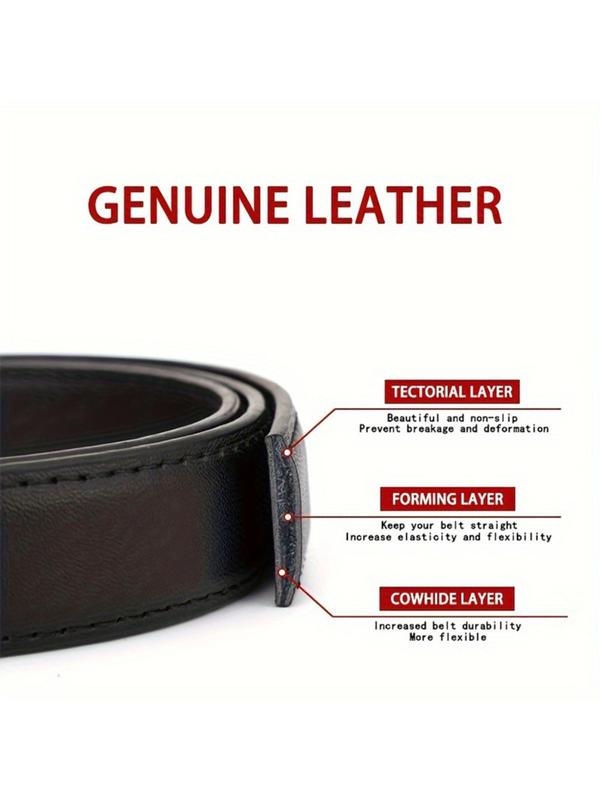 Women's Solid Color Leather Belt, Fashionable Minimalist Belt for Jeans Trousers, Casual Waistband for Daily Use