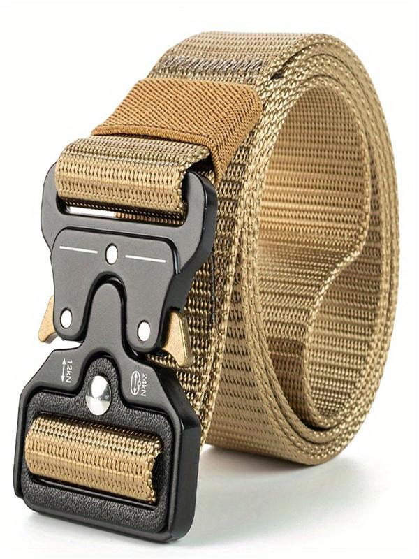 Tactical Belt, Quick Release Multifunctional Outdoor Training Belt, Unisex Waistband for Daily Use