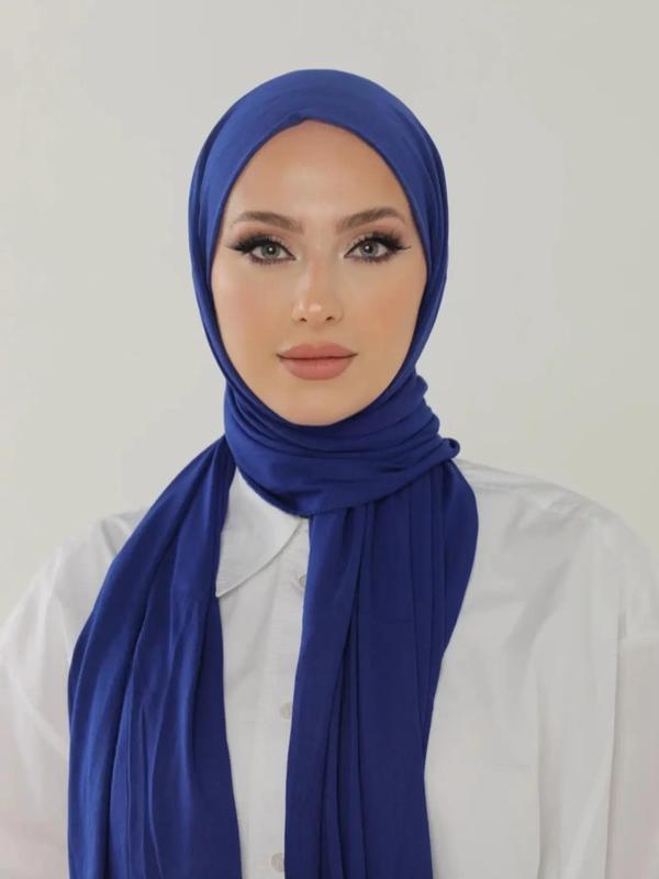 Solid Color Long Scarf, Fashionable Wrap Scarf, Casual Versatile Scarf for Women, Warm and Stylish Scarf for All Seasons