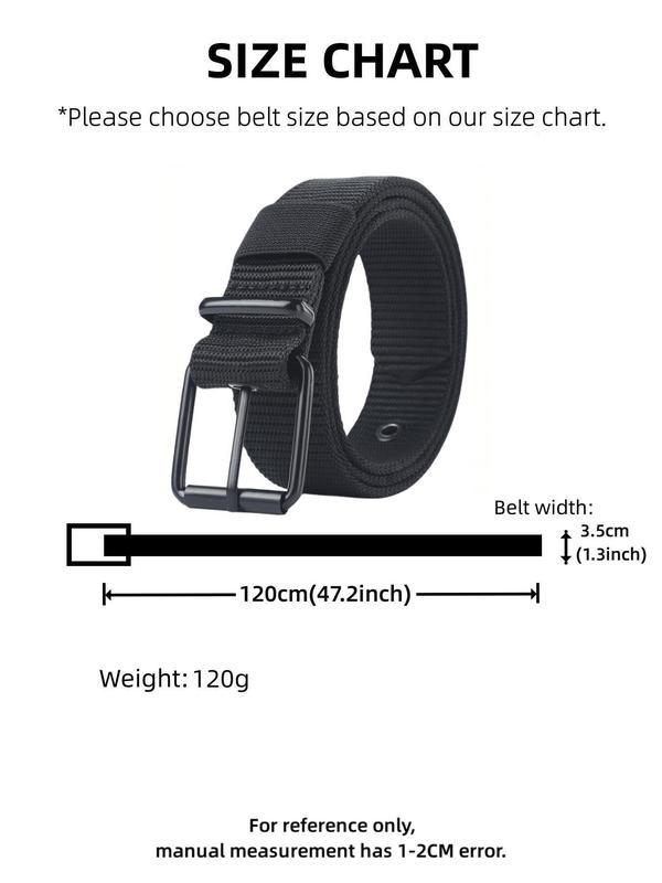 Men's Street Trend Tape Belt, Fashionable Minimalist Tactical Belt, Casual Waistband for Jeans Trousers, Trendy All-match & Exquisite Belt for Birthday Gift